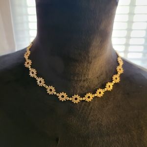 Gold ornate Express necklace